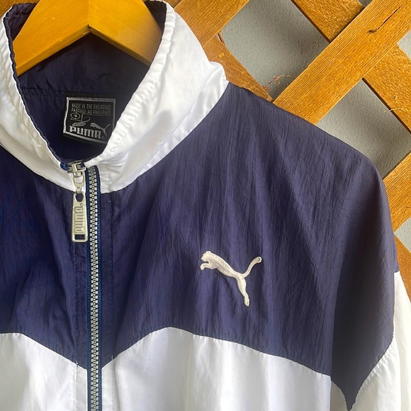 vintage puma track jacket windbreaker - Picture 2 of 4